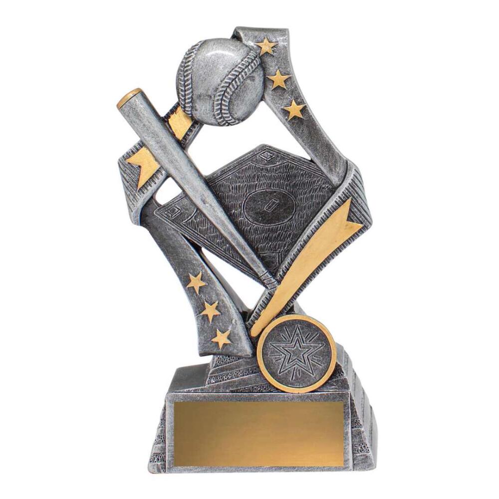 FLAG BASEBALL SOFTBALL TROPHY (TC25 29733)